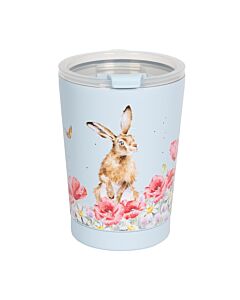 Wrendale Designs Field of Flowers Hare Thermal Travel Cup